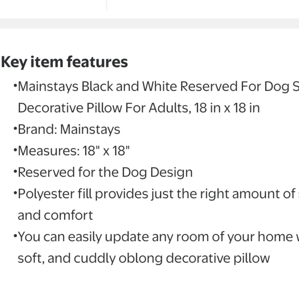 Reserved for the Dog Pillow with Tassels